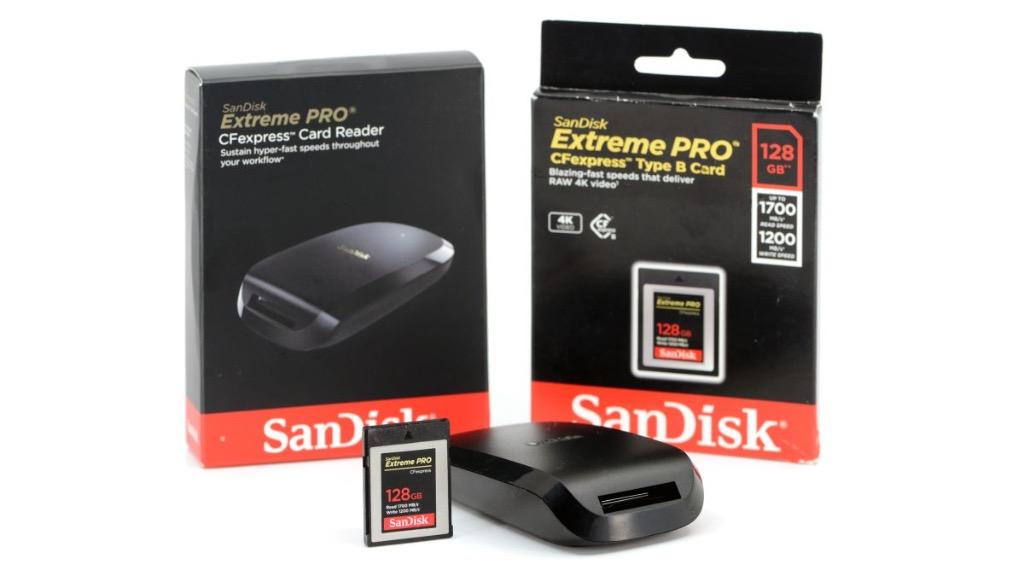 全新Sandisk Extreme Pro CFexpress Card Type-B 512GB + Card Reader