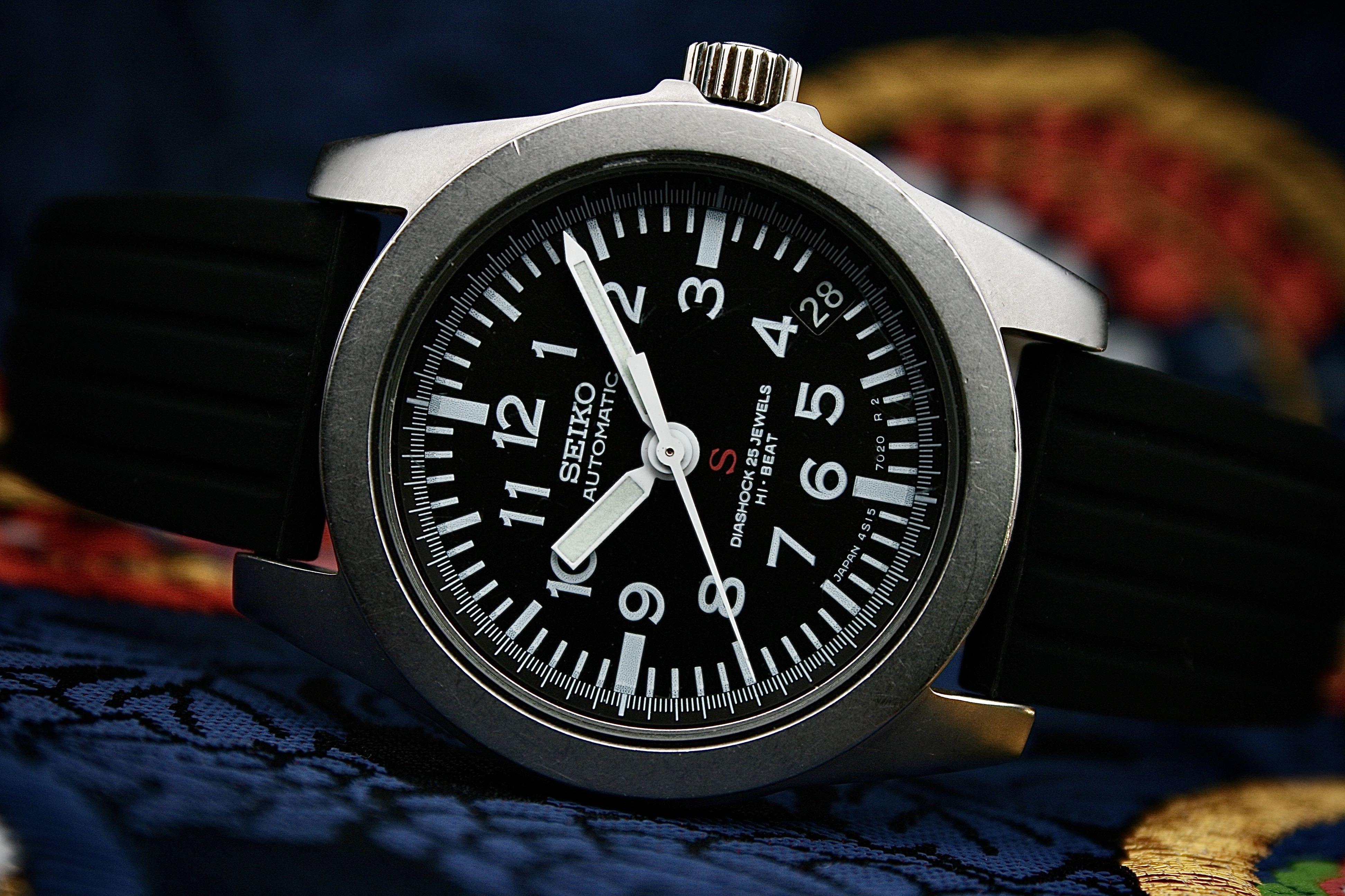 Seiko SUS 4S15 7020 Military Watch Carousell