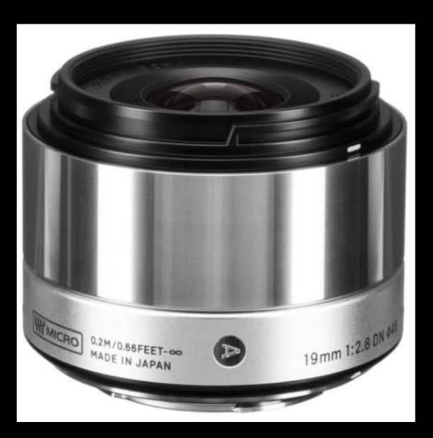 Speical Offer Sigma Af 19mm F2 8 Dn Art Lens For Sony E Mft Mount Photography Lenses On Carousell