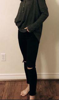 AE Black Skinny Stretch Jeans