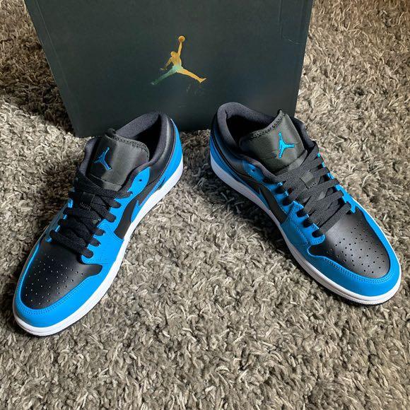 Air jordan 1 low laser blue black white