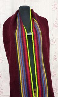 📛(authentic) PAUL SMITH FRINGE STRIPED SCARF