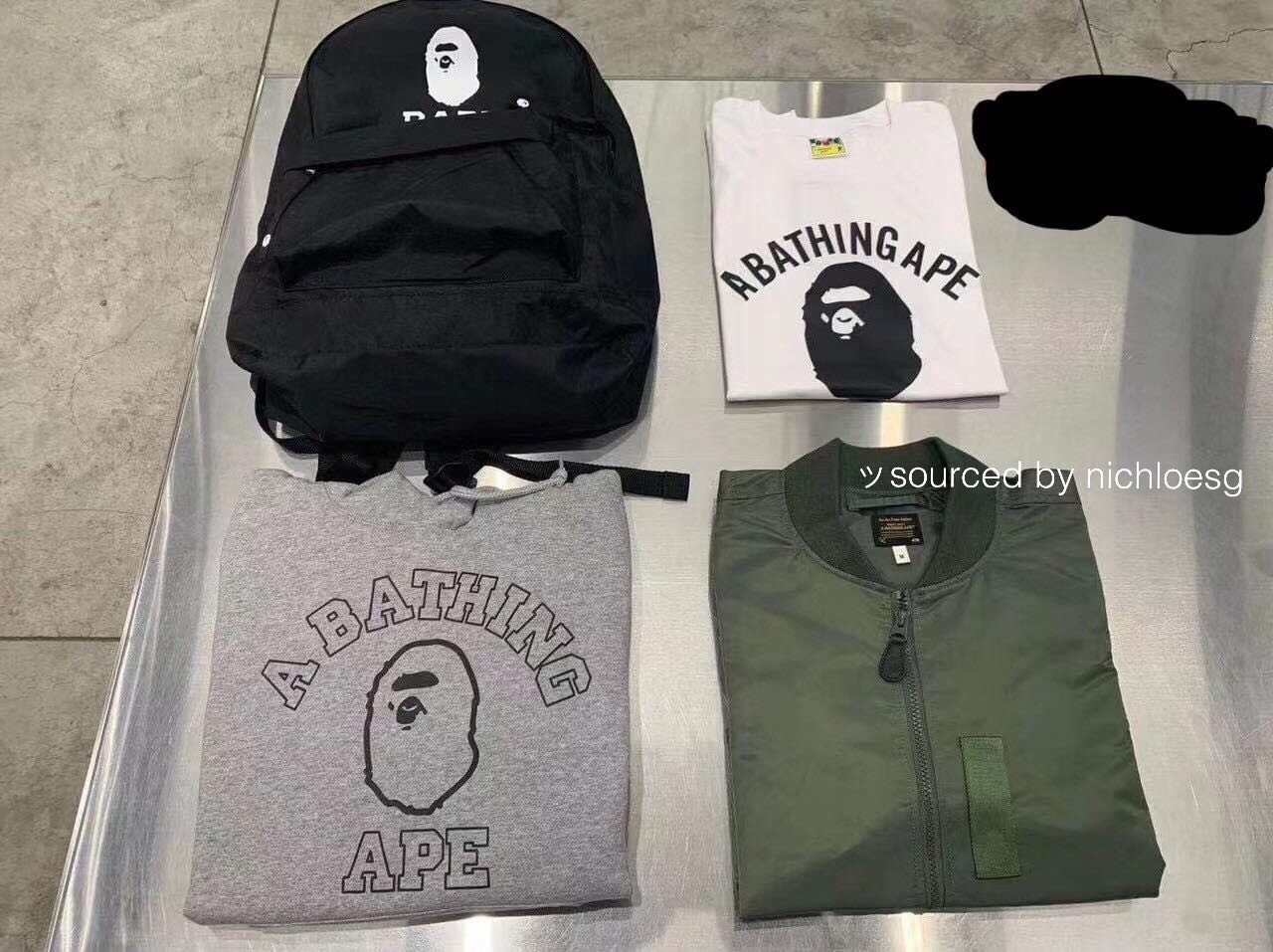 Bape happy new year backpack deals