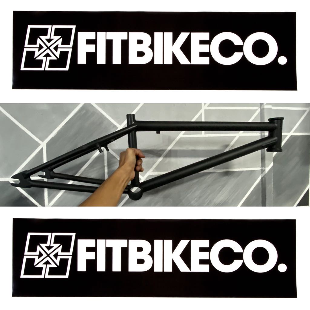 Vélo BMX Fitbikeco 20 Pouces - Noir, 1 Vitesse, Comme Neuf (sans Rouille)