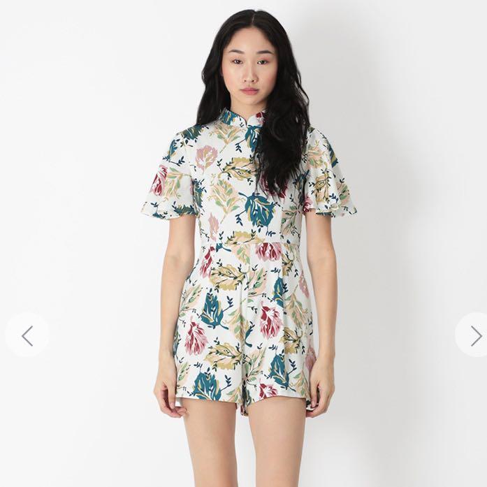 cheongsam romper