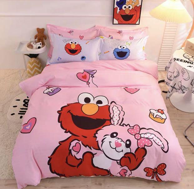 Pink elmo bedding discount