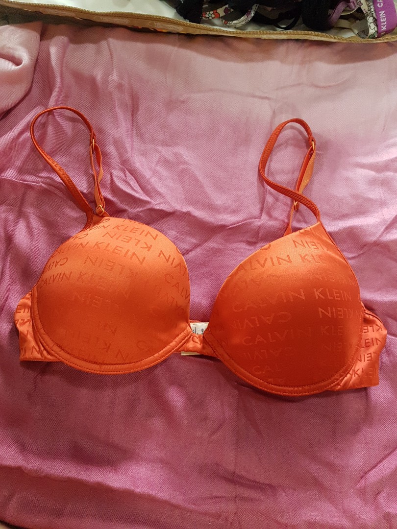 Calvin klein orange bra, Women's Fashion, Maternity wear on Carousell