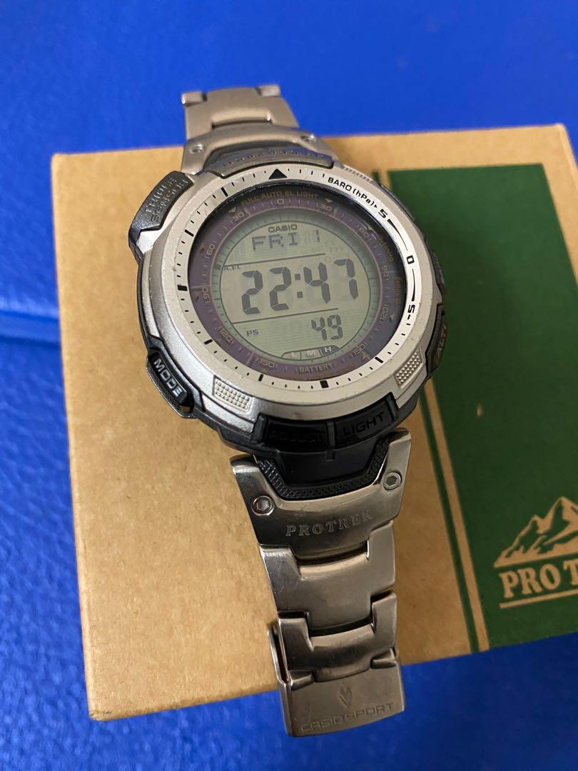 Casio ProTrek PRG 110T Titanium Men s Fashion Watches