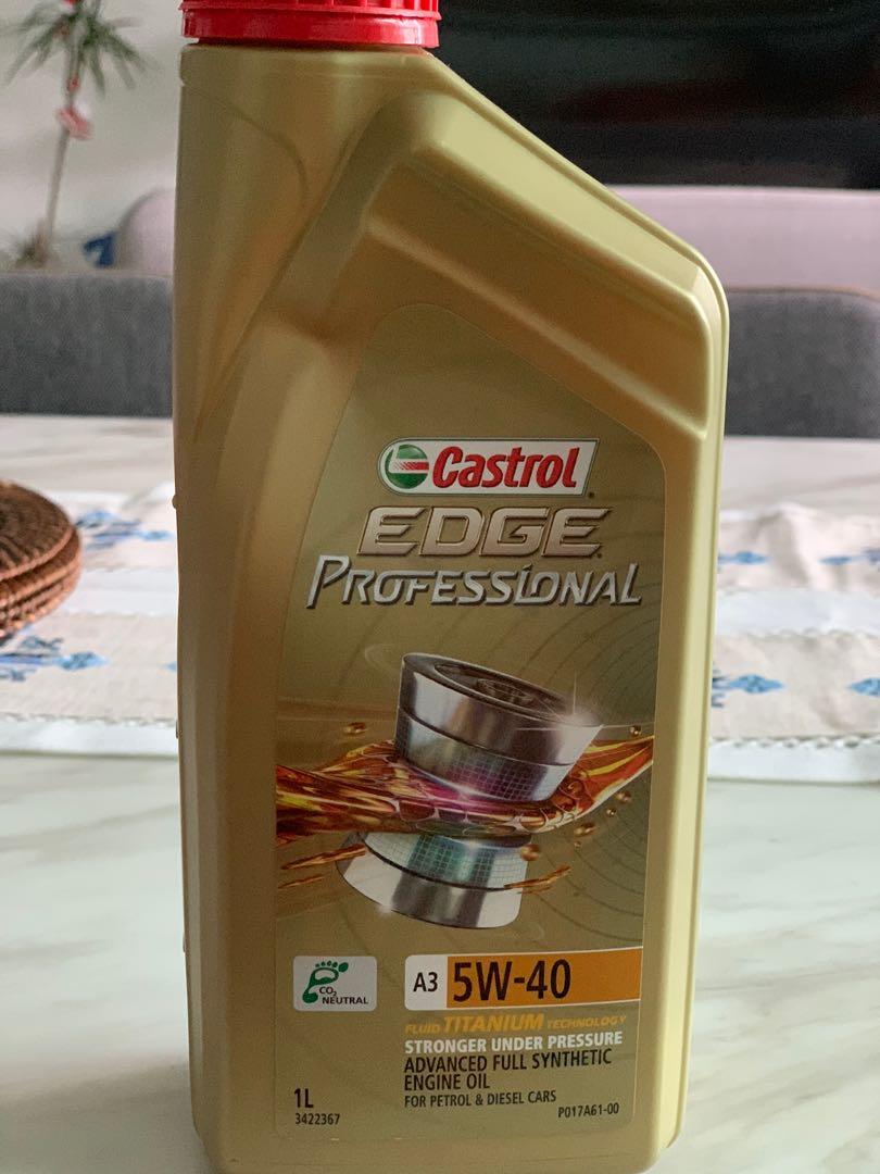 Castrol Edge Professional 5W-40 A3, advanced full synthetic engine oil ...