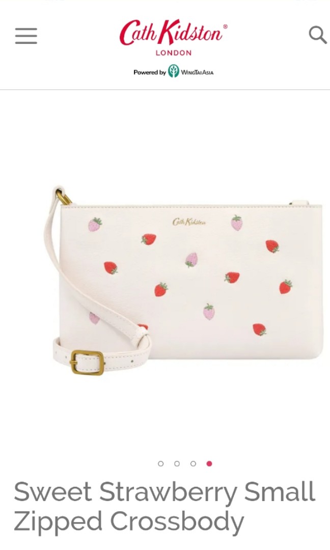 Cath kidston strawberry bag sale