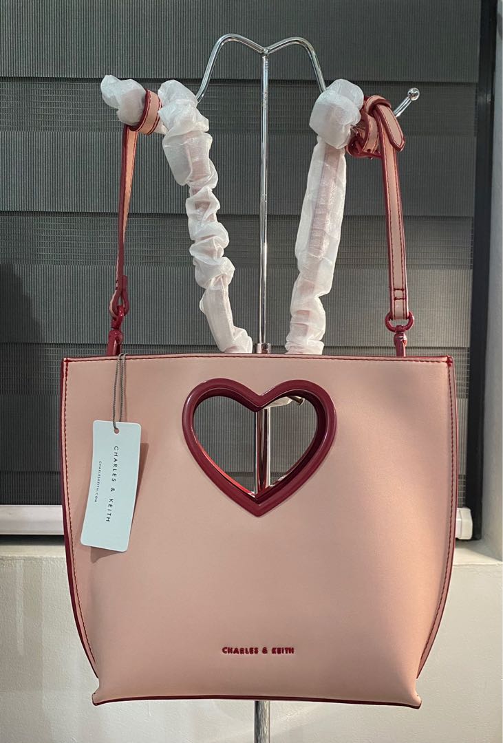 Charles keith heart bag clearance