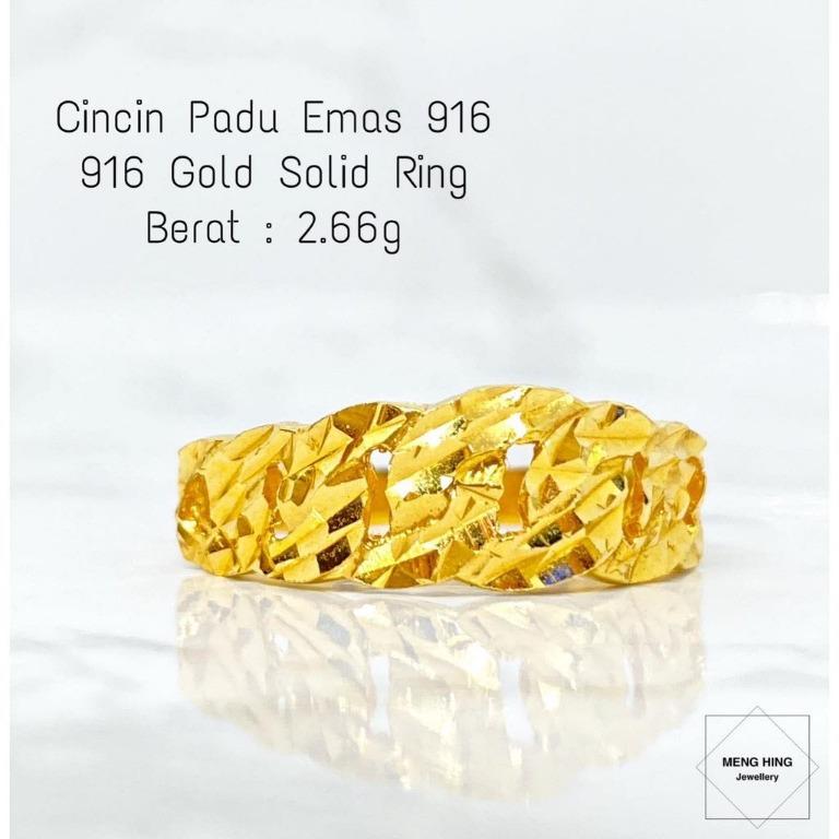 Buy Cincin Emas Solid UP TO 56 OFF