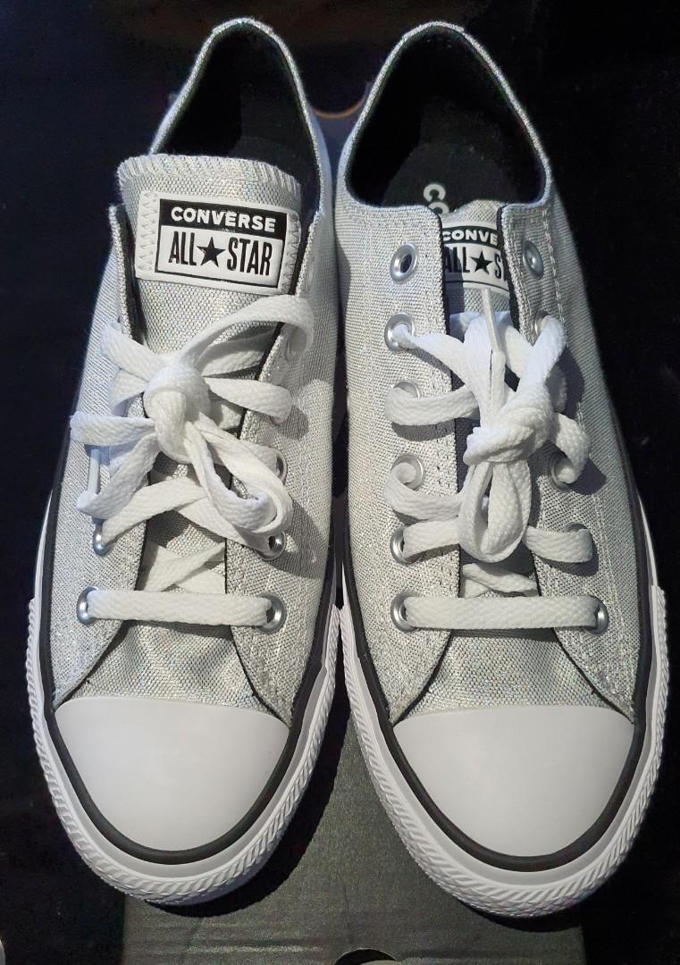CONVERSE Chuck Taylor All Star City Glimmer Low Top Silver