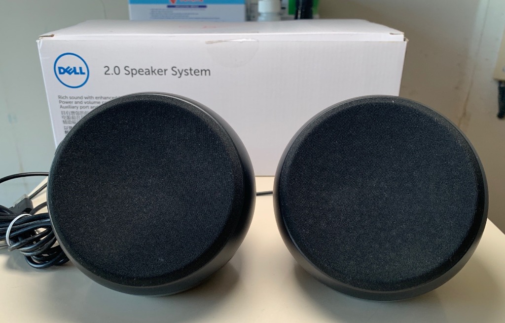 DELL Speaker 戴爾 AE215 2.0 喇叭系, 音響器材, Soundbar、揚聲器、藍牙喇叭、耳擴 - Carousell
