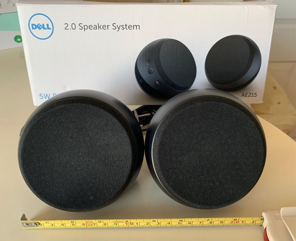 DELL Speaker 戴爾 AE215 2.0 喇叭系, 音響器材, Soundbar、揚聲器、藍牙喇叭、耳擴 - Carousell