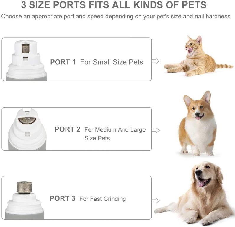 Dog Nail Grinder and Clippers Quiet with 20hrs Working Time