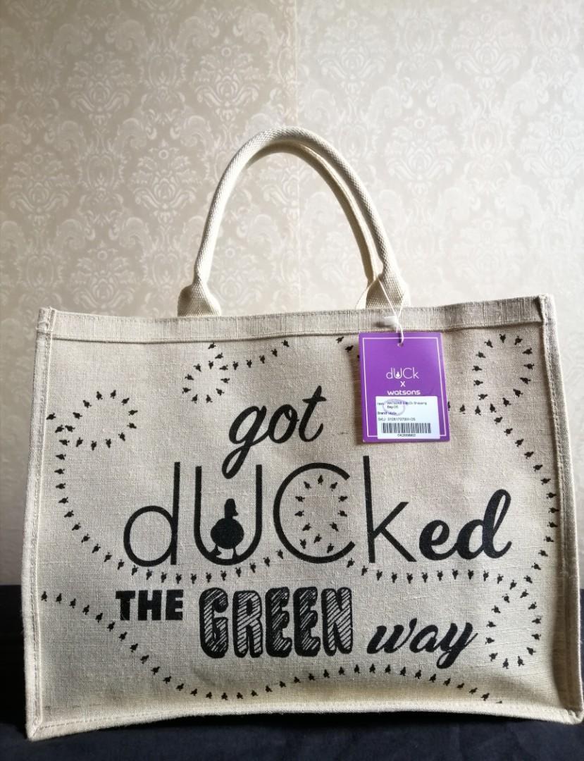 Duck Shopping Bag X Watson Women S Fashion Bags Wallets On Carousell