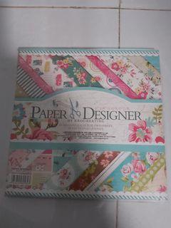 Enogreeting Scrapbook paper 8 inch Flower Series