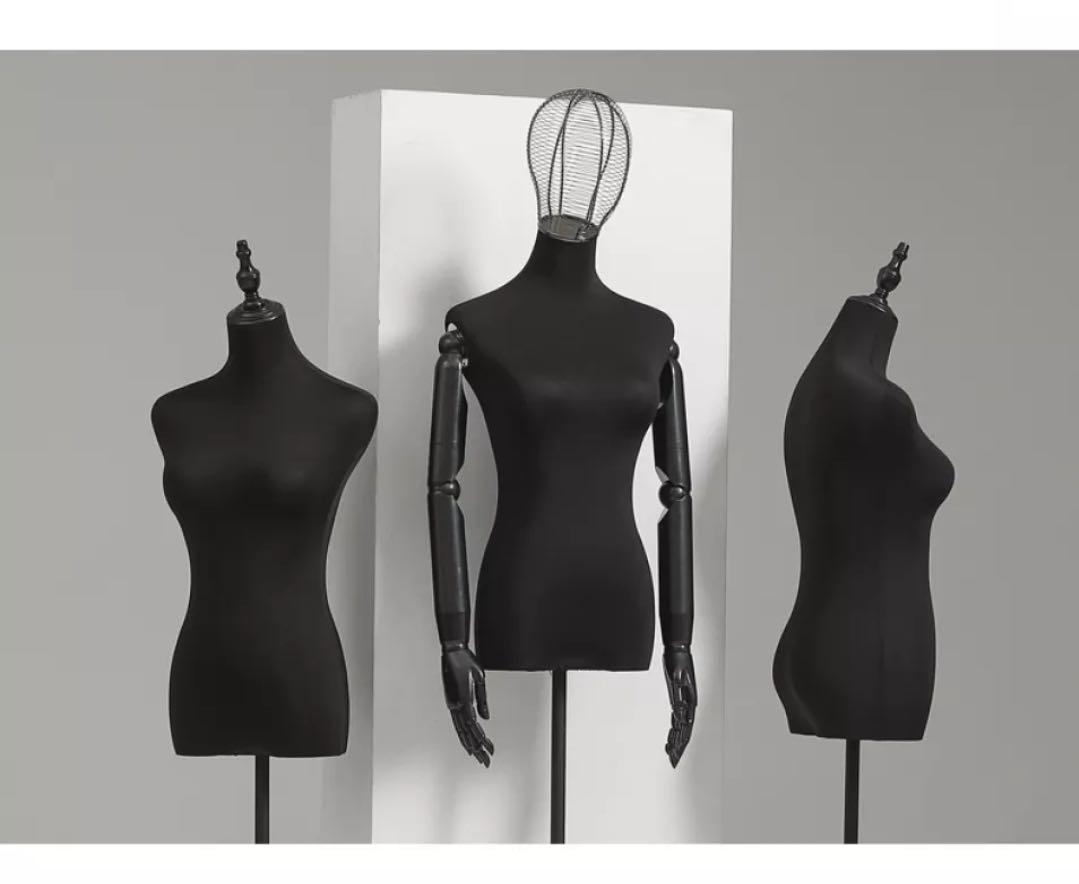(INSTOCK) Female black mannequin (tripod base) No arms, Everything Else on Carousell