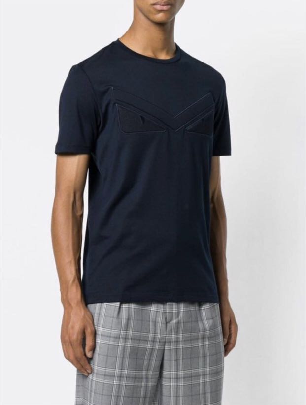 Fendi t shirt navy deals
