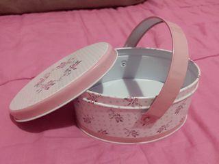 Flower Tin Can and scrapbook accesories