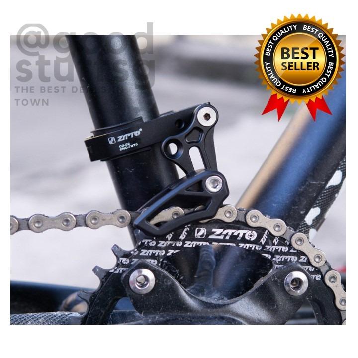 FREE Bike Single disc Chain Guide Protector Mountain Bicycle Aluminum Alloy Chain Tensioner MTB Accessories