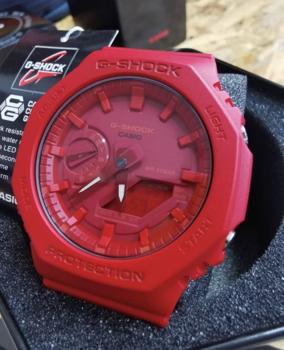 G Shock TMJ Merah Original Men s Fashion Watches Accessories