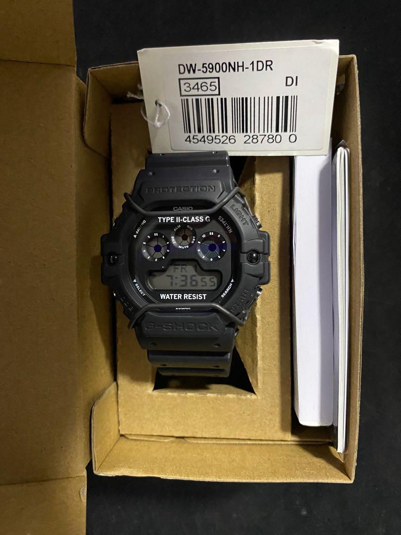 G Shock X N Hoolywood DW5900NH 1DR Tapak Kucing Blackout