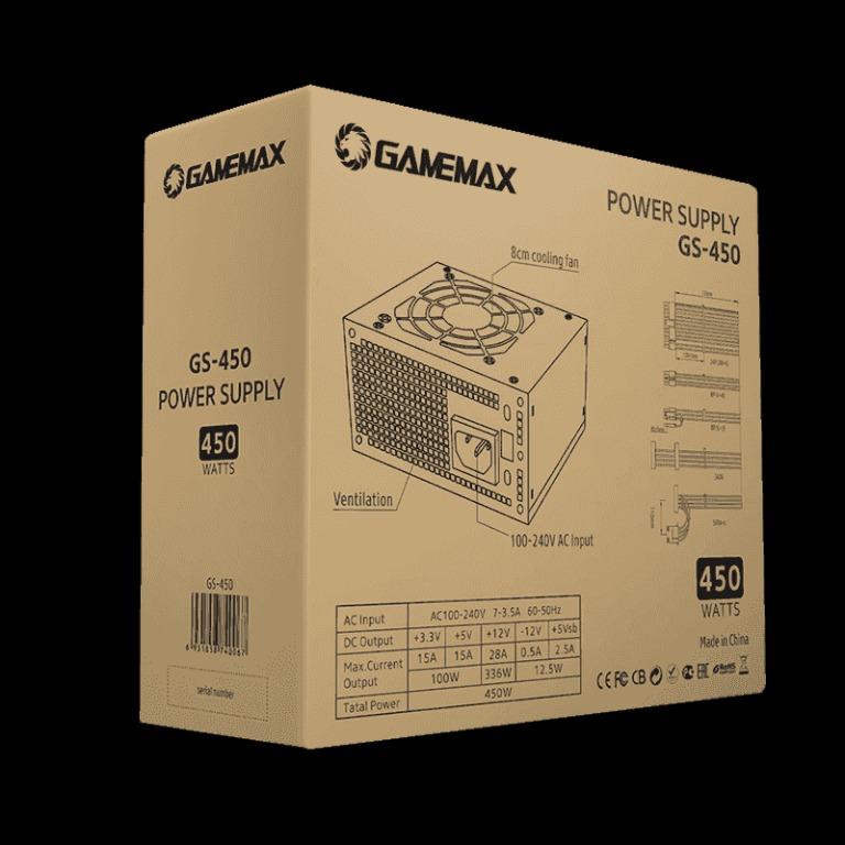 Gamemax GE-450 450w – Hartech IT – Site officiel SARL HARDWARE