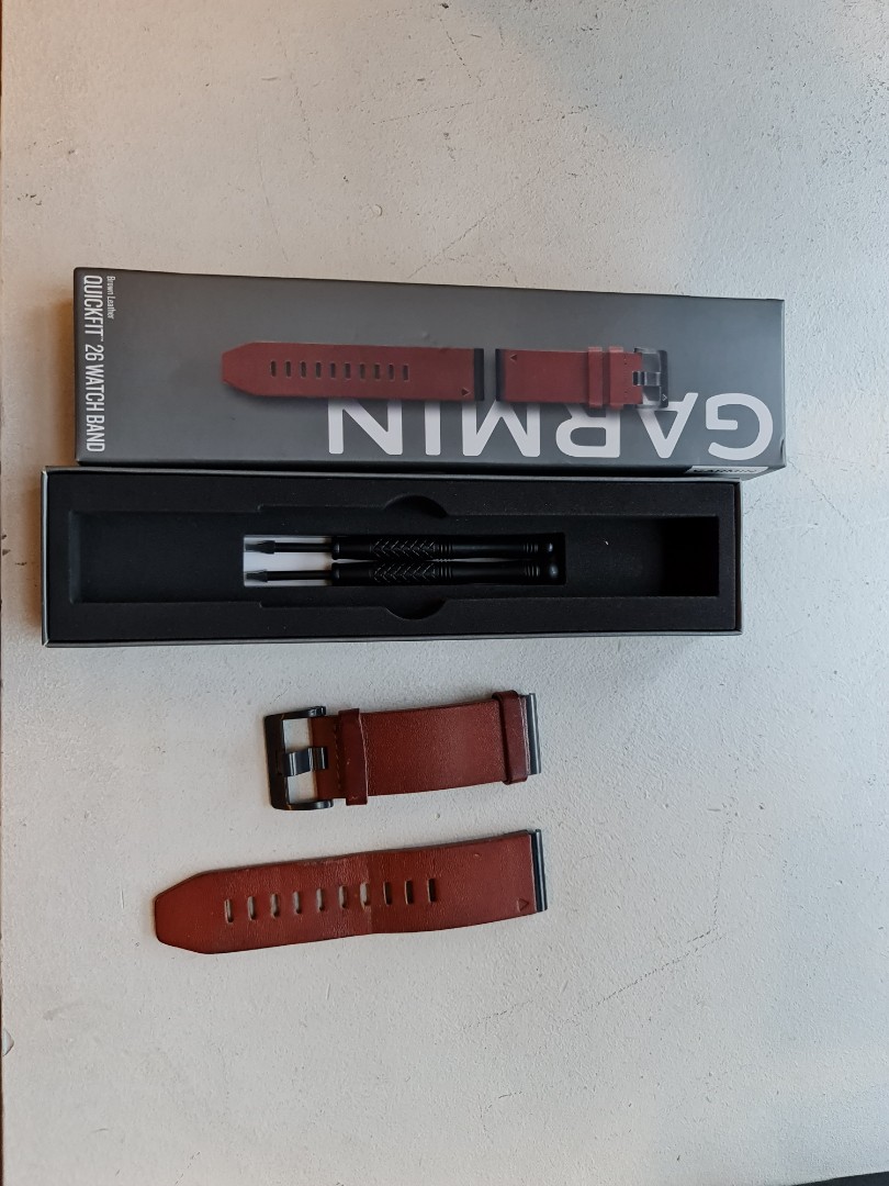 Garmin 26mm Quick Fit Leather Band