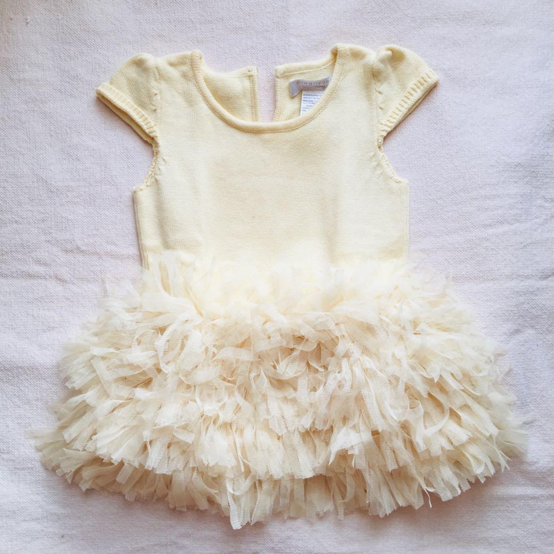 Gingersnaps Pastel Yellow Tulle Tutu Dress Babies Kids Babies Kids Fashion On Carousell