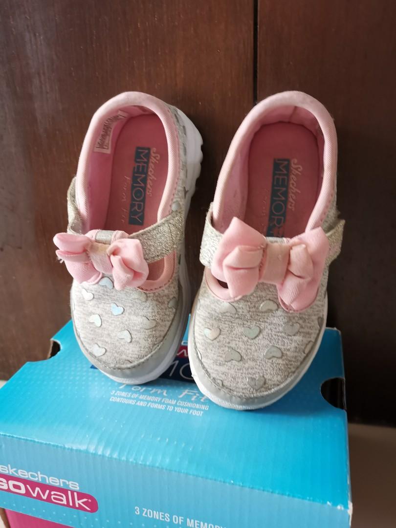 Girls Skechers Go Walk Bitty Hearts Babies Kids Babies Kids