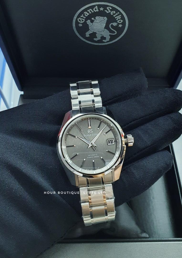 Grand Seiko Smooth Satin Grey Dial Hi-Beat Movement with 44GS Case SBGH279,  Mobile Phones & Gadgets, Wearables & Smart Watches on Carousell