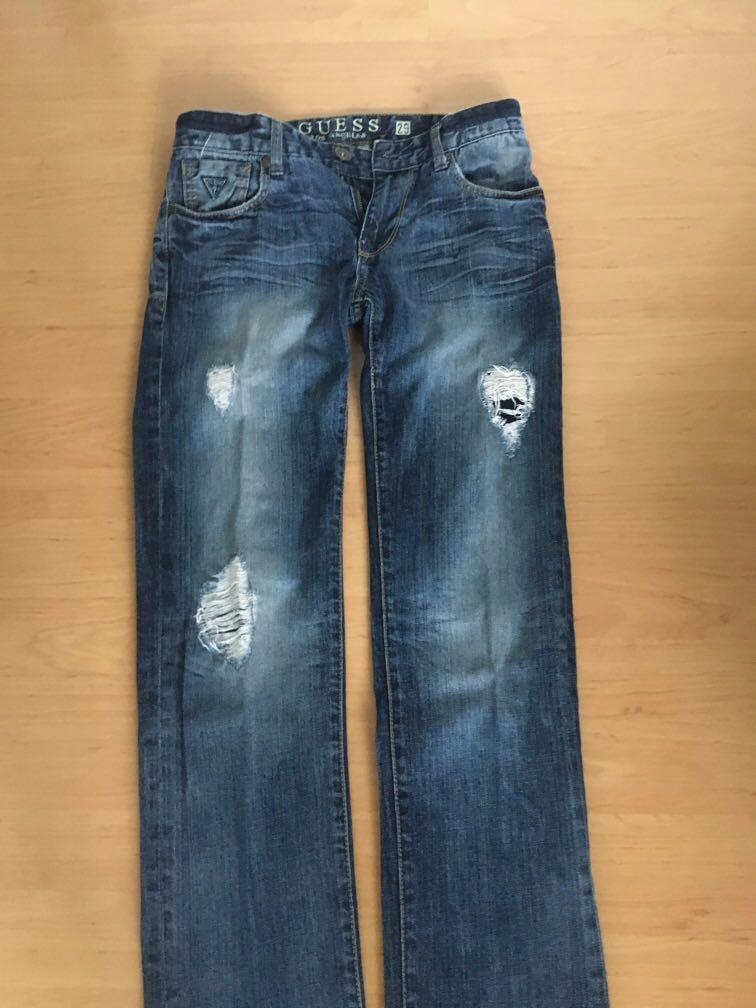 guess mens ripped jeans, Men's Fashion 