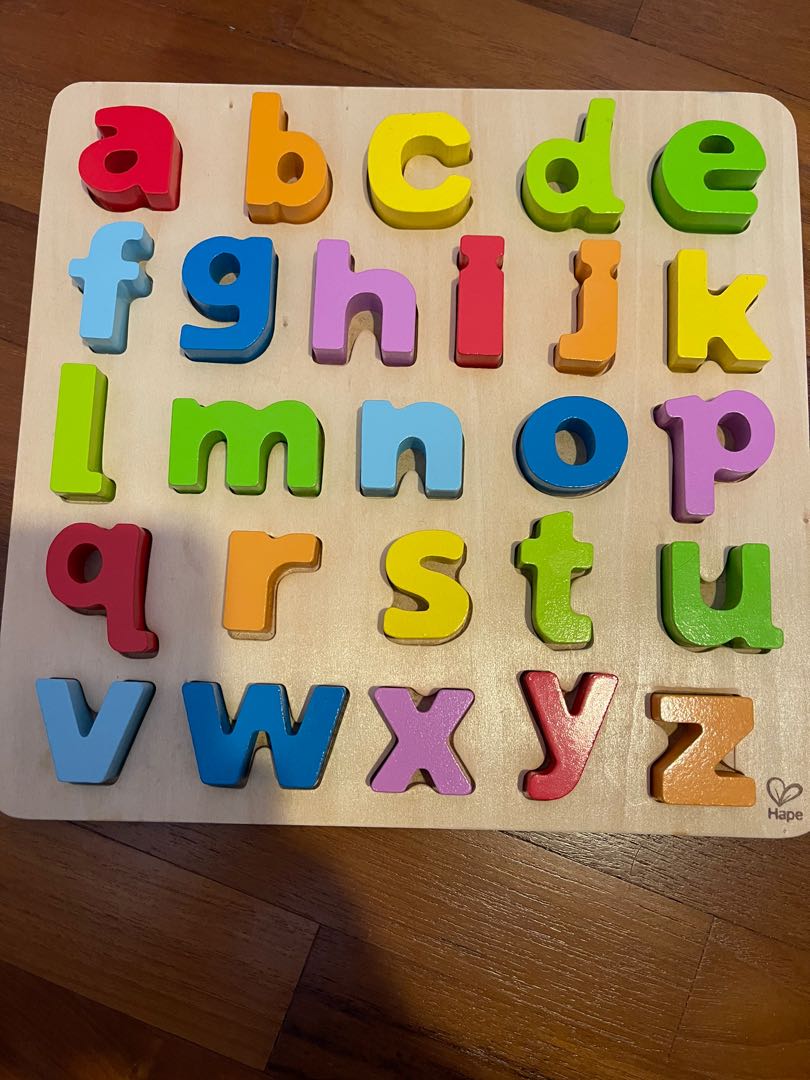 Hape chunky cheap alphabet puzzle