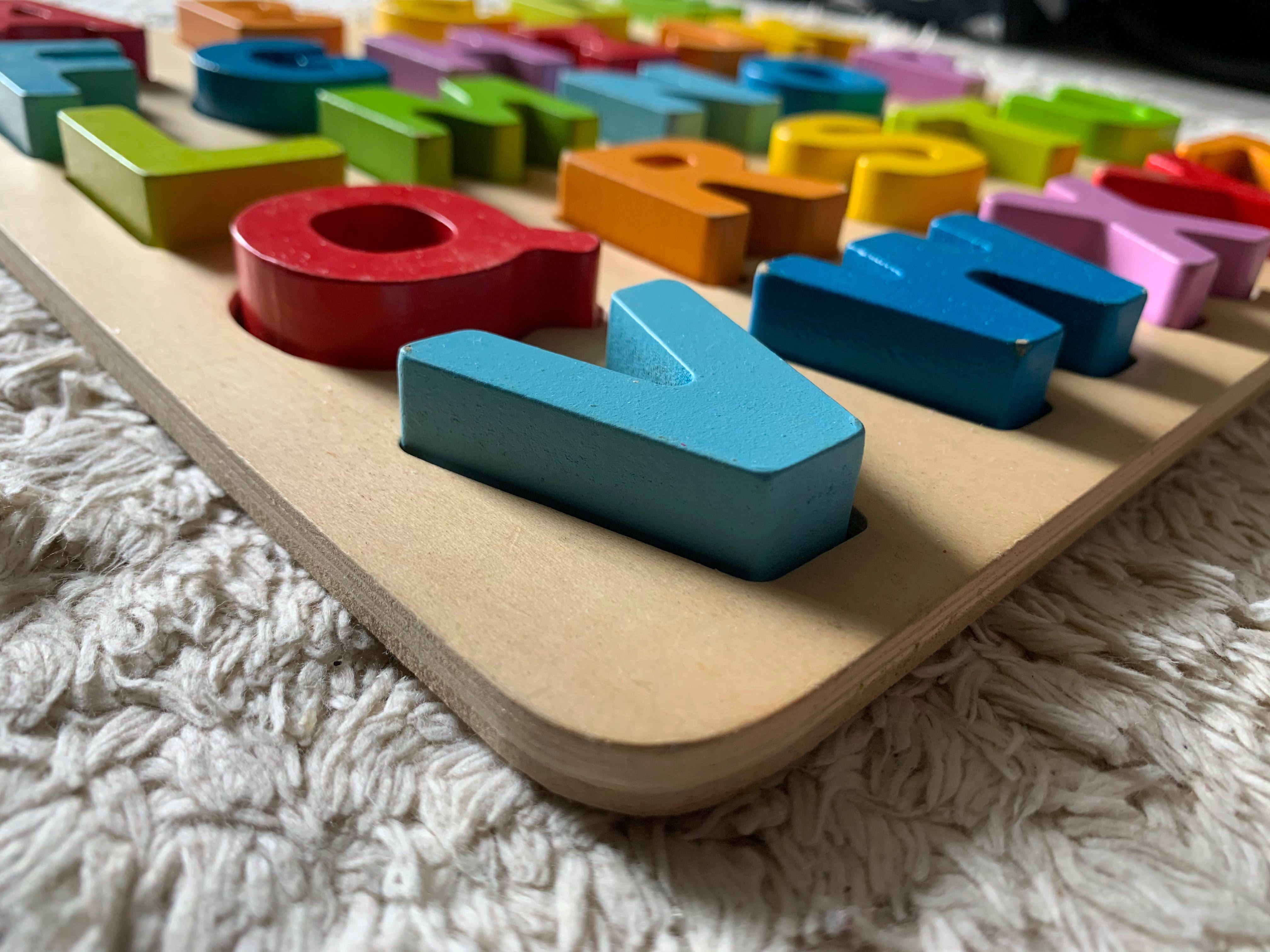 Hape chunky alphabet puzzle shop