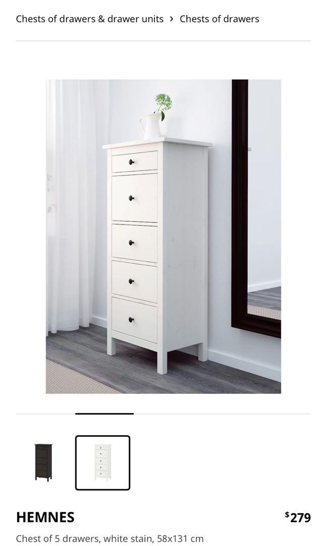 Ikea dresser outlet white hemnes