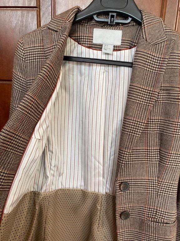 H M Blazer Brown Women s Fashion Coats Jackets and Outerwear on