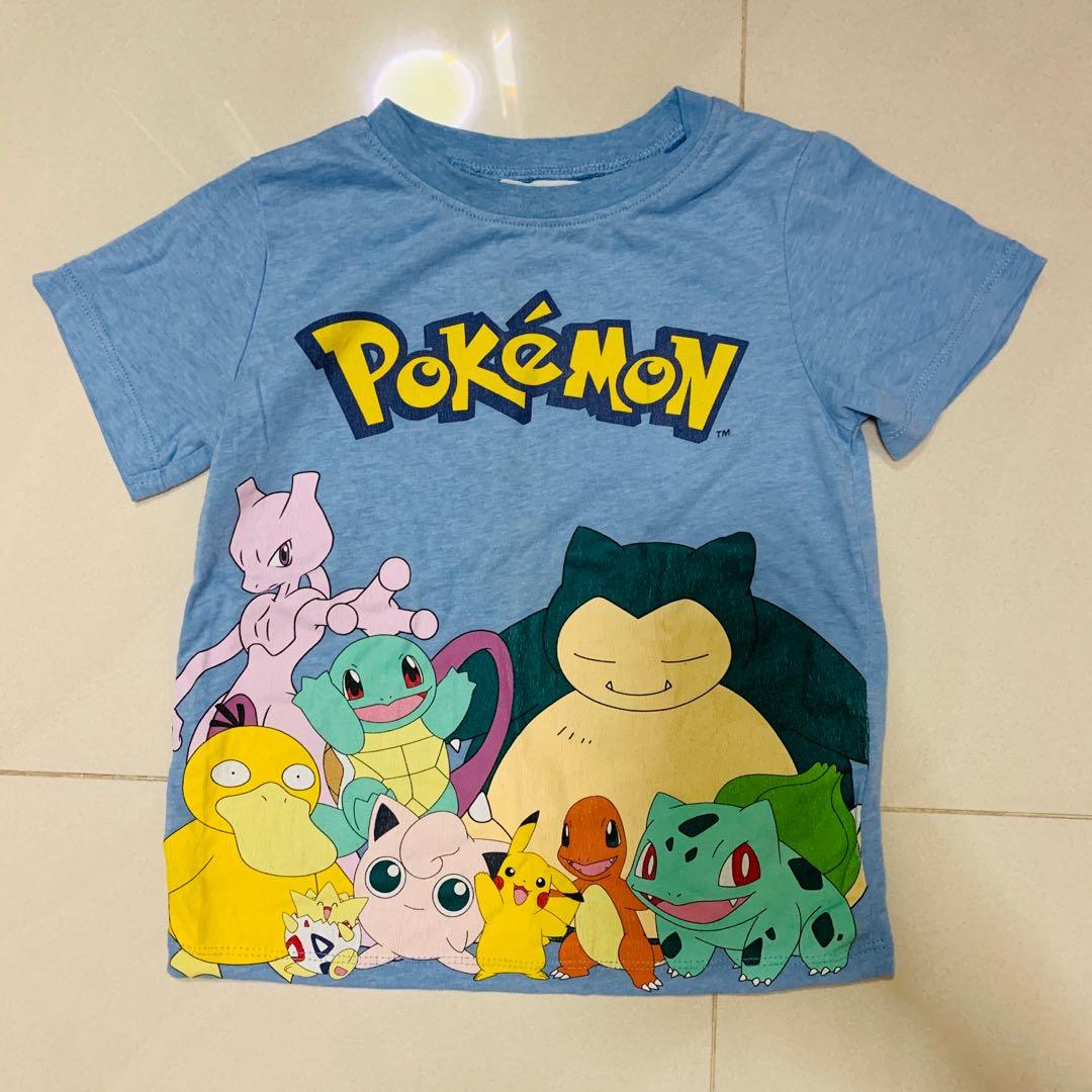 H M Pokemon Top Babies Kids Boys Apparel 1 To 3 Years On Carousell