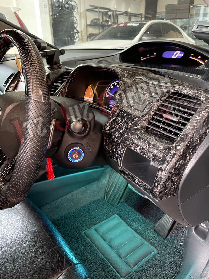 Honda Civic FD2 Carbon fiber dashboard set, Car Accessories
