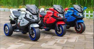 Instock - Kids Electric Ride On Motorbike with Lights Wheels