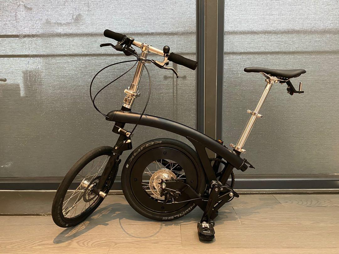 Iruka Japanese Folding Bike Black, Sports Equipment, Bicycles & Parts