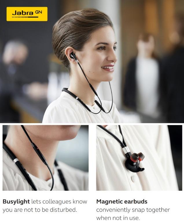 jabra evolve 75e ms wireless earbuds
