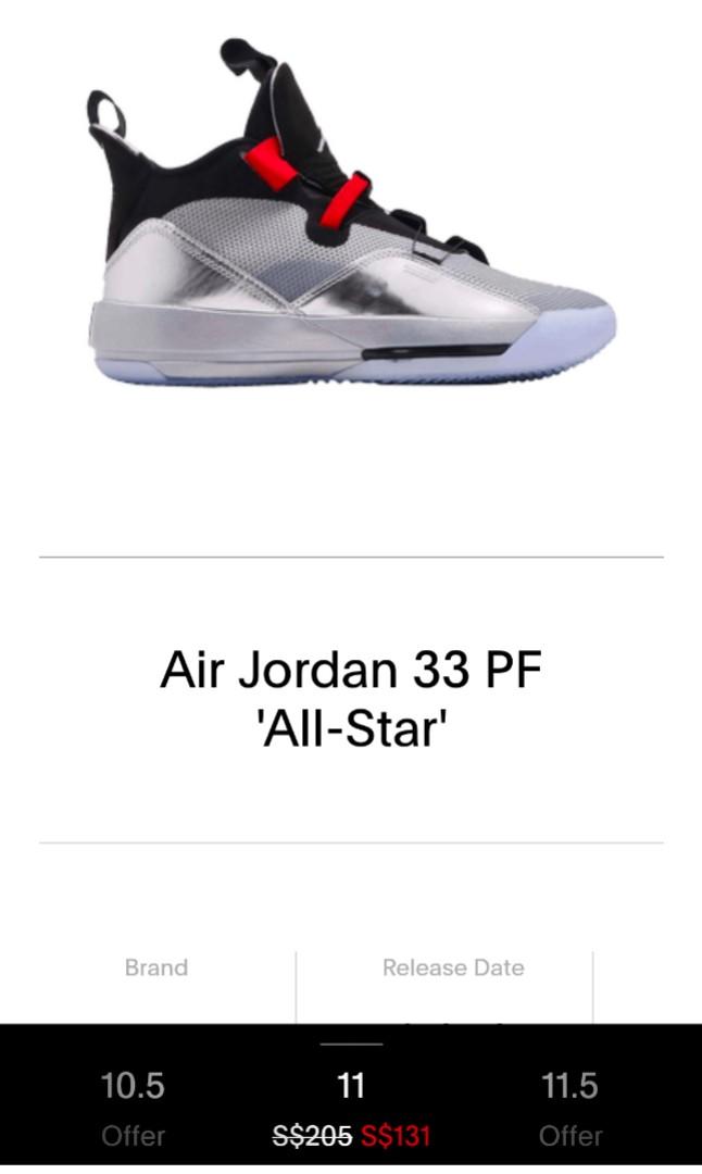 Jordan 33 all star Men s Fashion Footwear Sneakers on Carousell