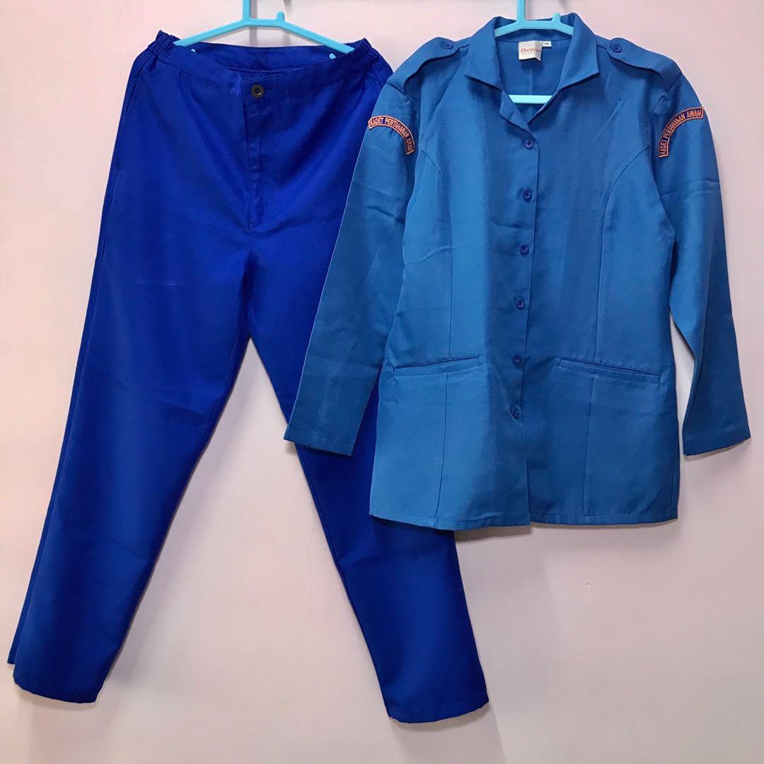 uniform kadet pertahanan awam sekolah menengah