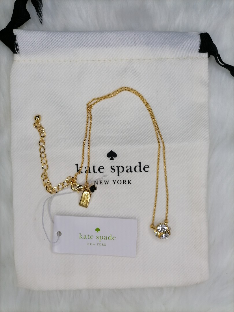 Kate Spade Lady Marmalade Disco Ball Short Pendant Necklace, Women's  Fashion, Jewelry & Organizers, Necklaces on Carousell