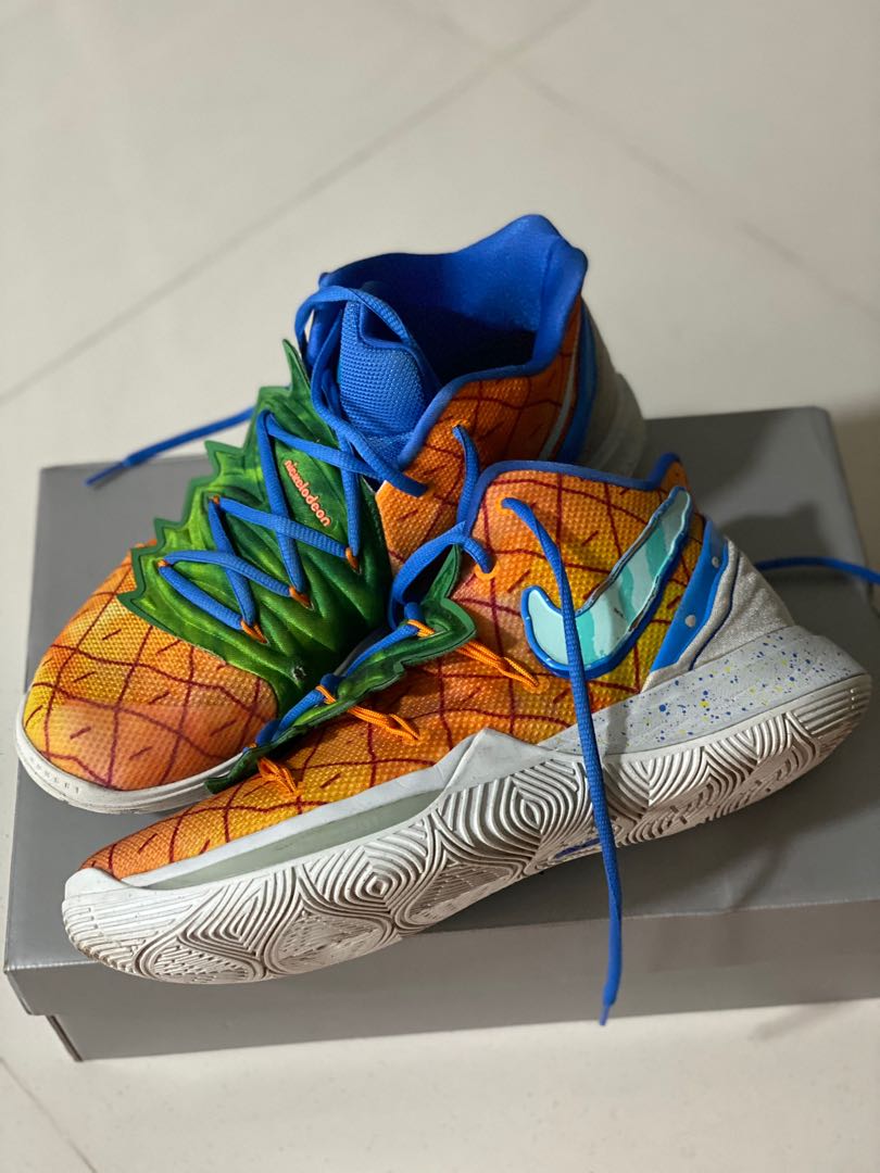 Kyrie 5 spongebob pineapple house Men s Fashion Footwear Sneakers on Carousell