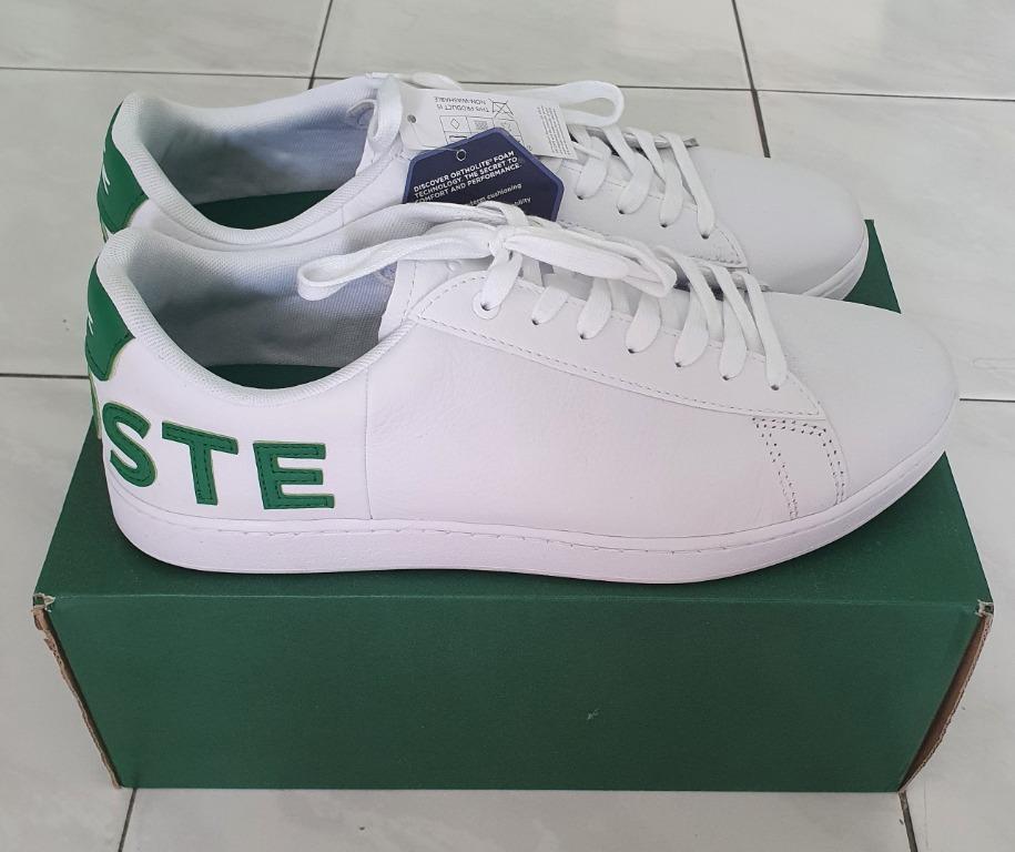 Lacoste men's carnaby leather 2025 sneakers
