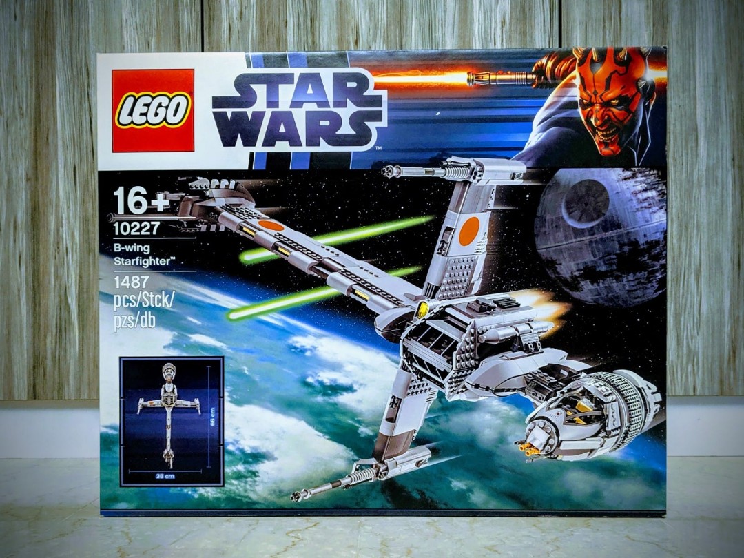 B-Wing Starfighter Lego Star Wars UCS 10227 - NEW OPEN BOX SEALED BAGS 