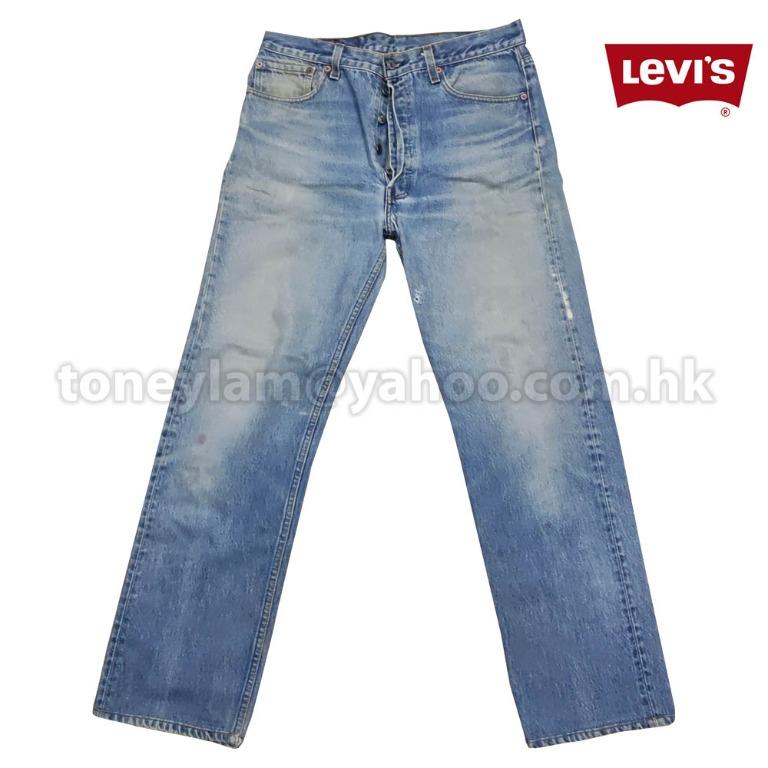 Levis 501XX 牛仔褲W35 L36 Vintage 古著Second Hand 2nd, 男裝, 褲